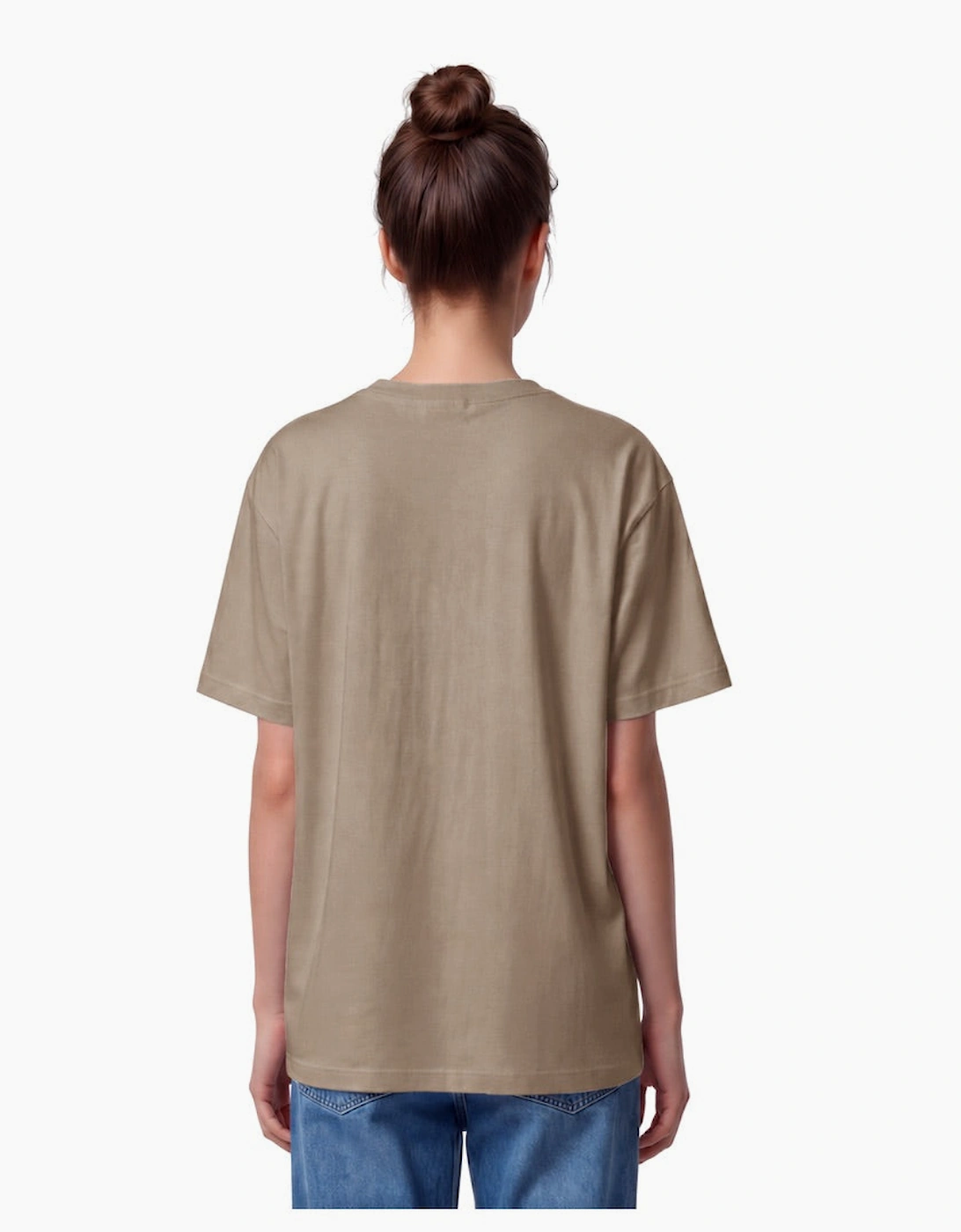 By Lanvin Signature Logo Taupe T-Shirt