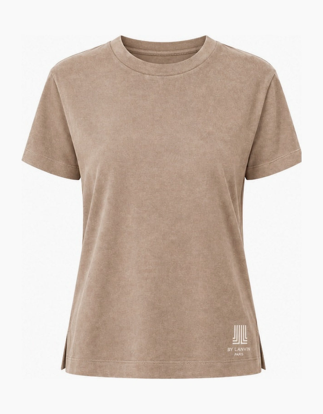 By Lanvin Shoulder Logo Taupe T-Shirt