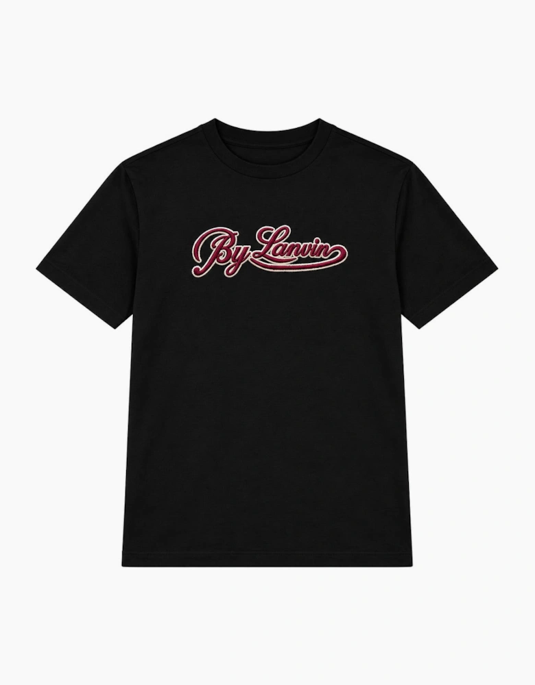 By Lanvin Script Logo Black T-Shirt