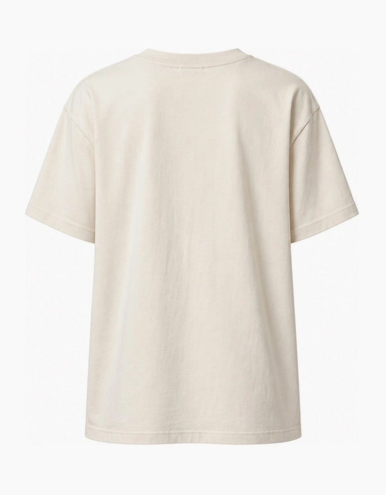 By Lanvin Signature Logo Beige T-Shirt