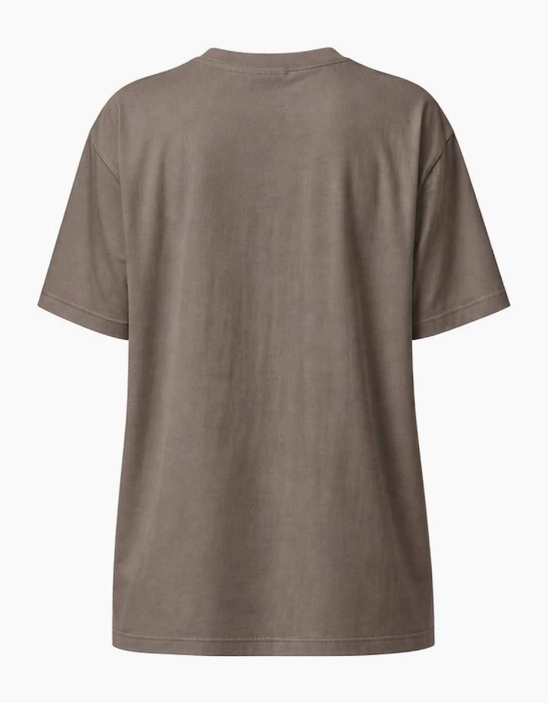 By Lanvin Printed Central Logo Brown T-Shirt