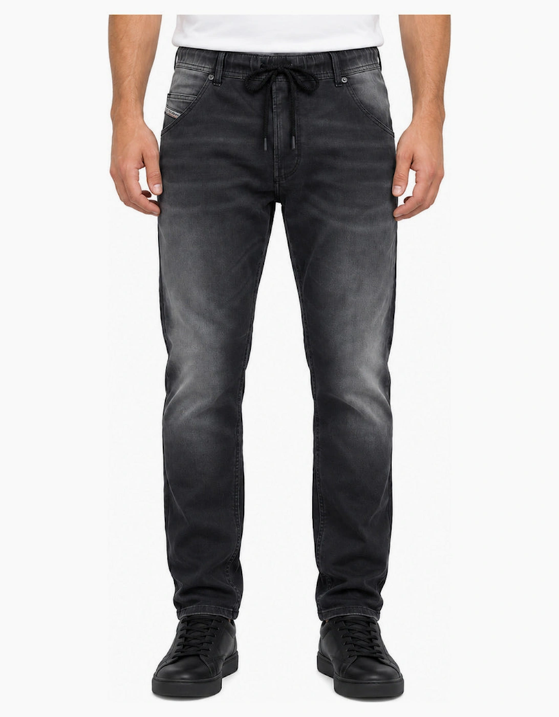 Diesel Krooley-NE R96UA Black Jogg Jeans