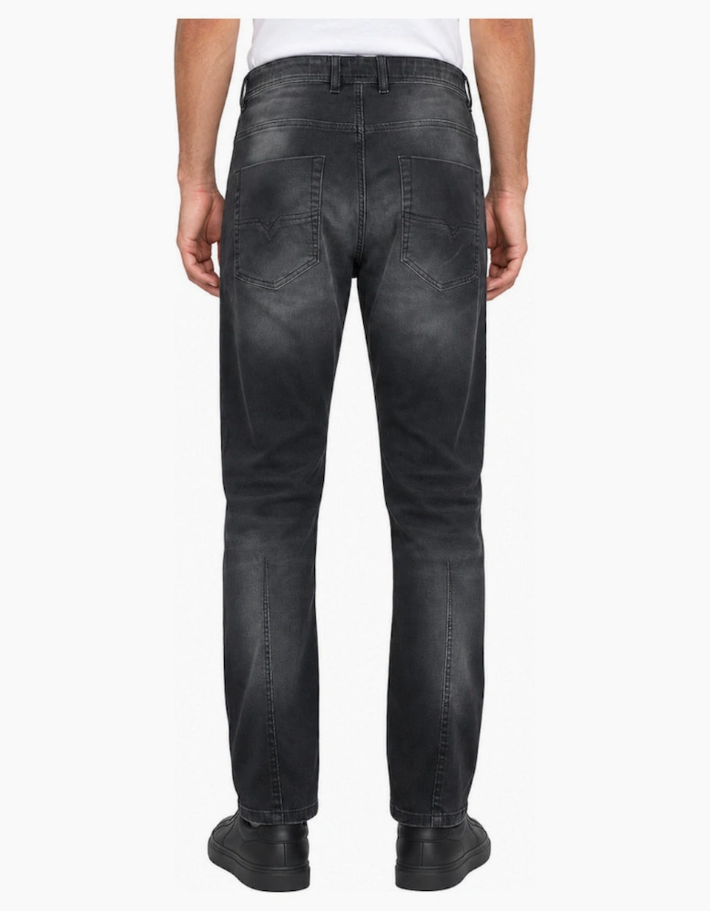 Diesel Krooley-NE R96UA Black Jogg Jeans