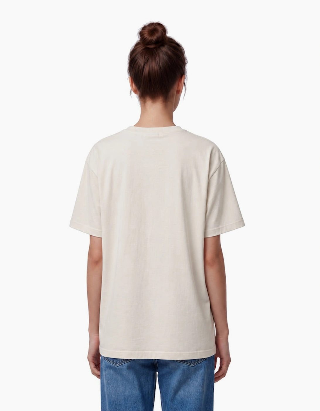 By Lanvin Embroidered Central Logo White T-Shirt