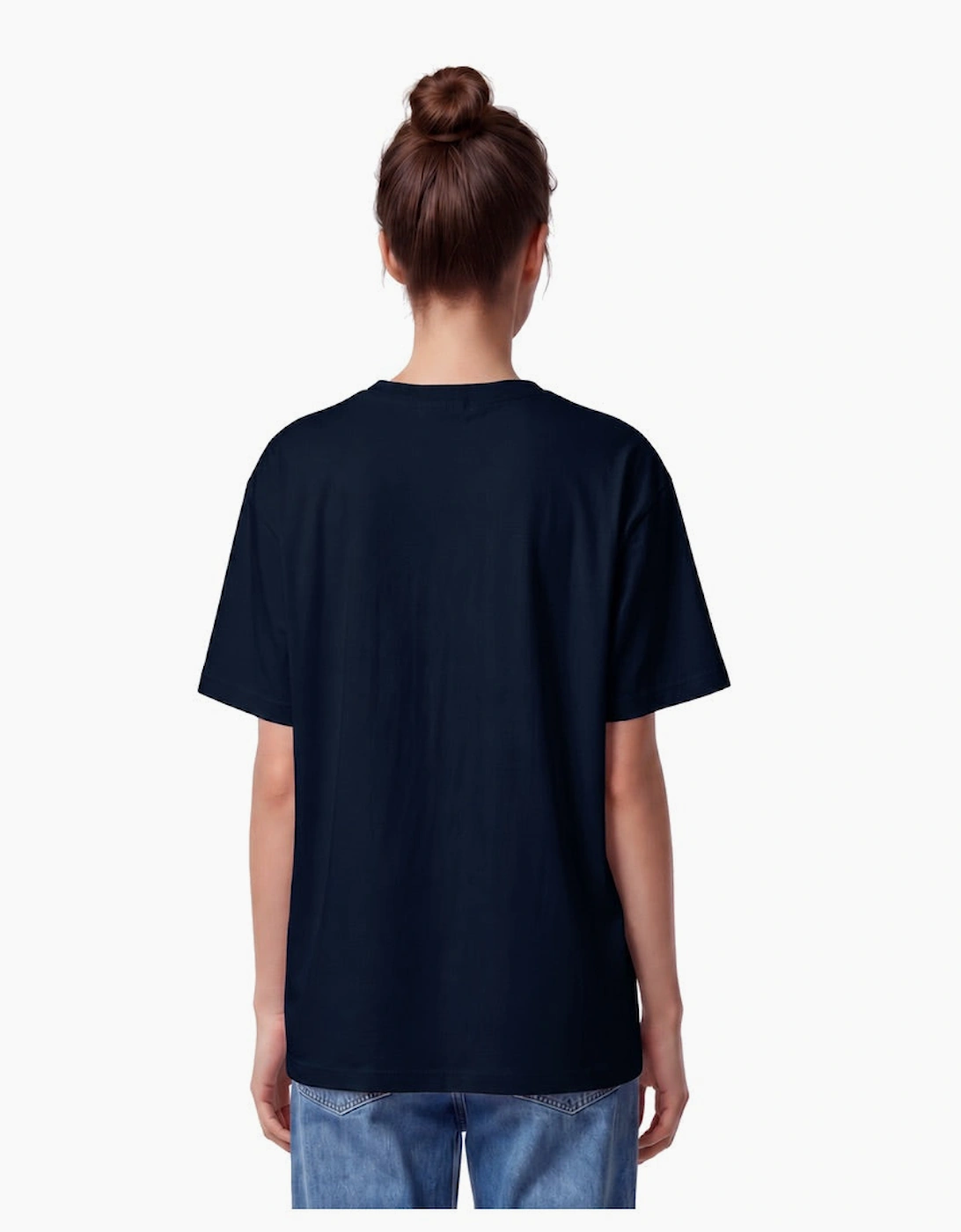By Lanvin Printed Central Logo Blue T-Shirt