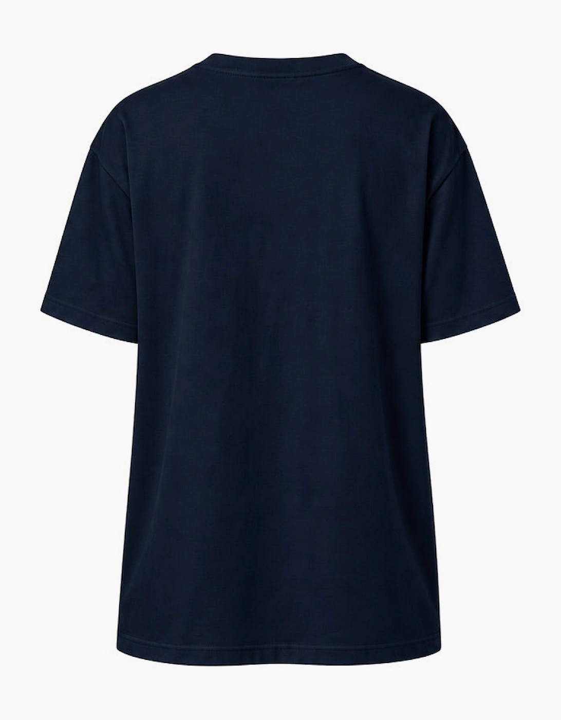 By Lanvin Printed Central Logo Blue T-Shirt