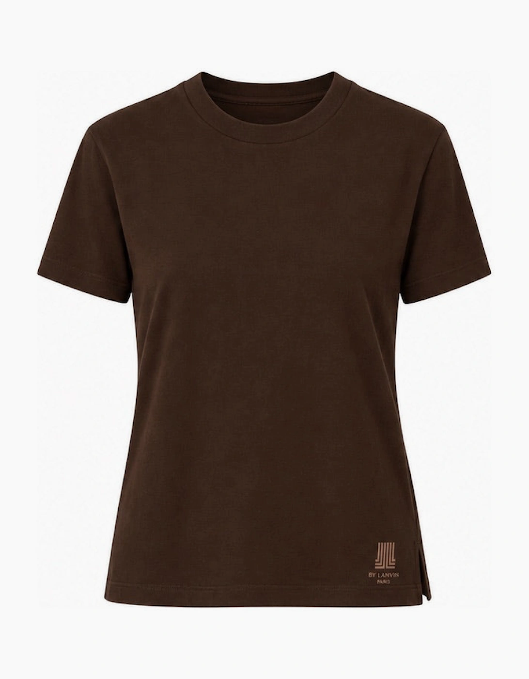By Lanvin Shoulder Logo Dark Brown T-Shirt