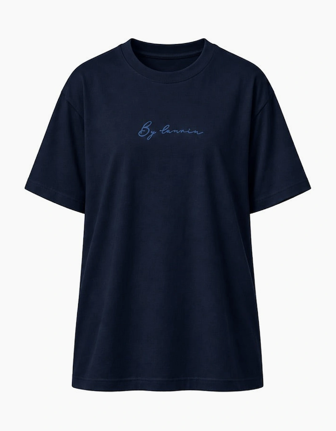 By Lanvin Signature Logo Blue T-Shirt