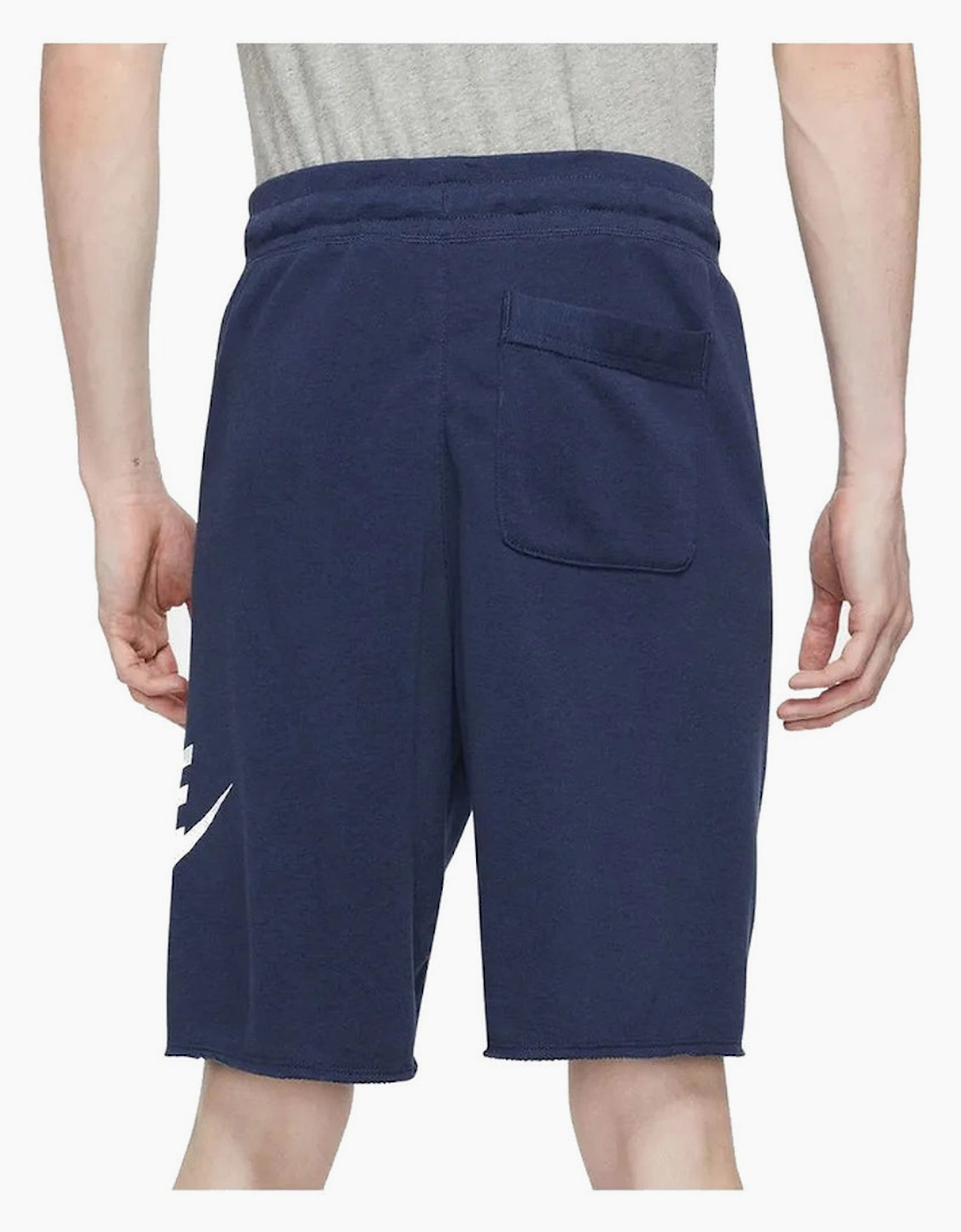 Nike Club Alumni Men's French Terry Navy Shorts