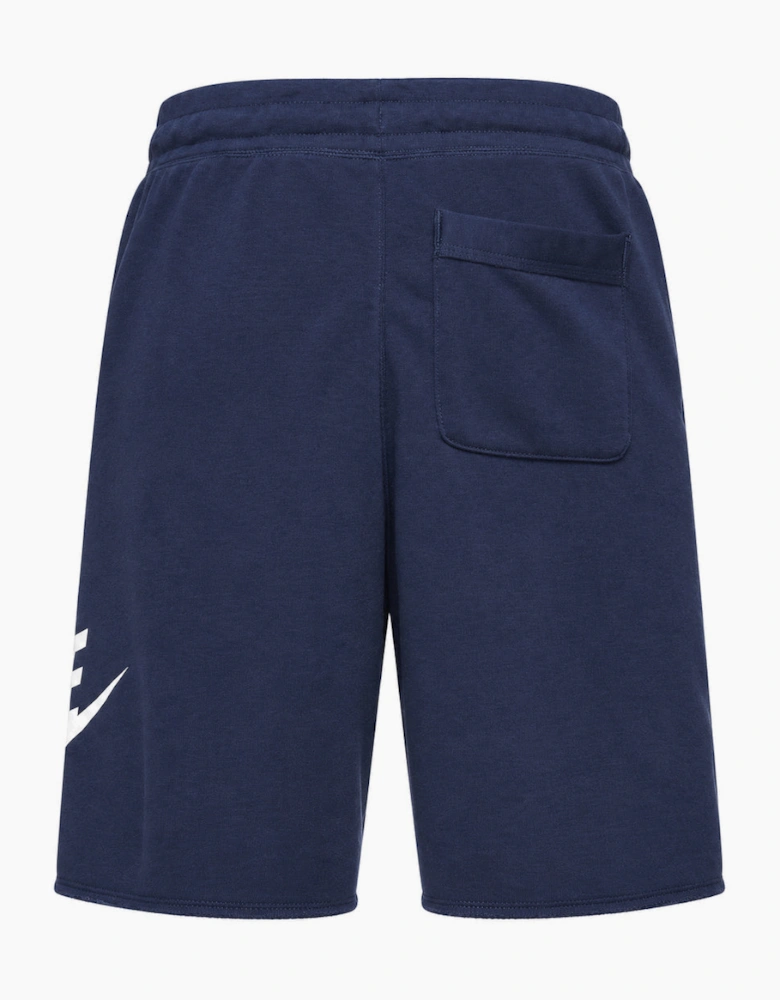 Nike Club Alumni Men's French Terry Navy Shorts