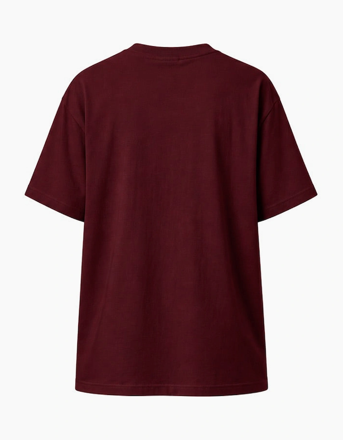By Lanvin Signature Logo Burgundy T-Shirt