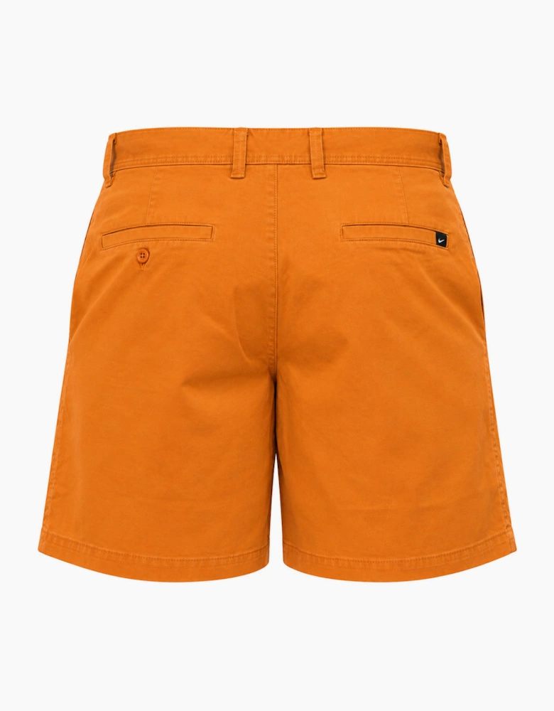 Mens Nike Club Washed 6" Life Brown Chino Shorts