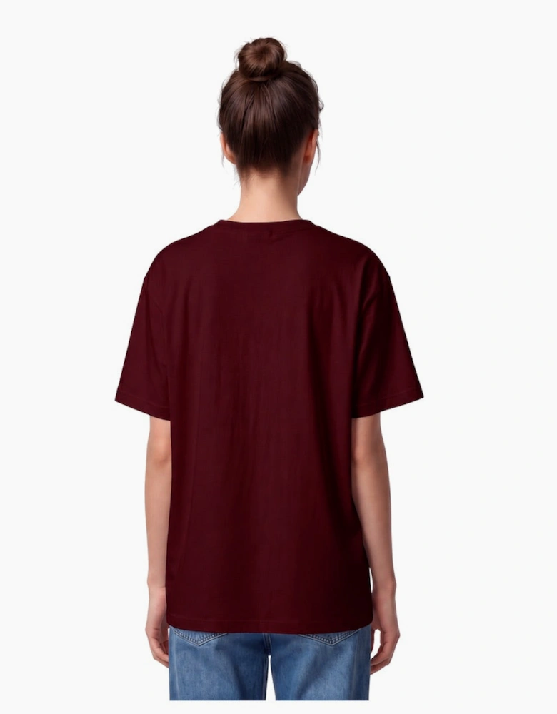 By Lanvin Signature Logo Burgundy T-Shirt