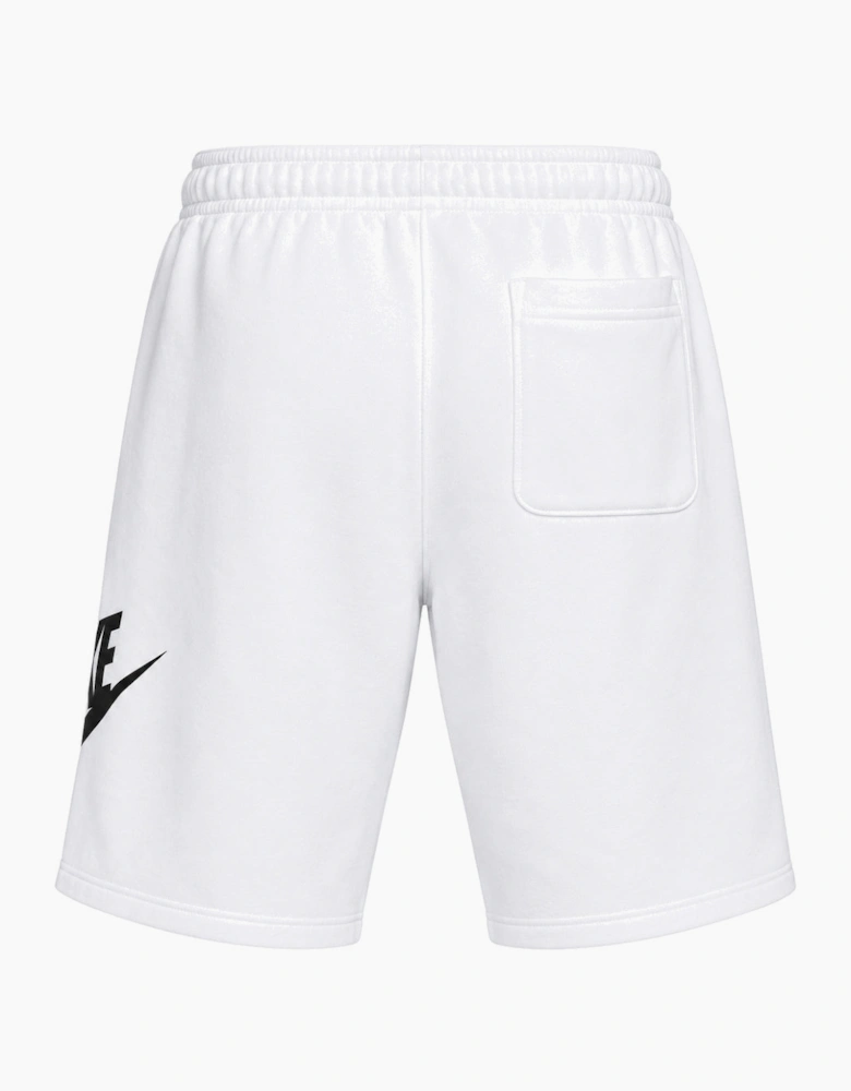 Nike Club Alumni Men's French Terry White Shorts