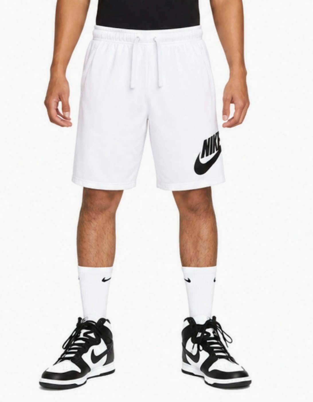 Nike Club Alumni Men's French Terry White Shorts