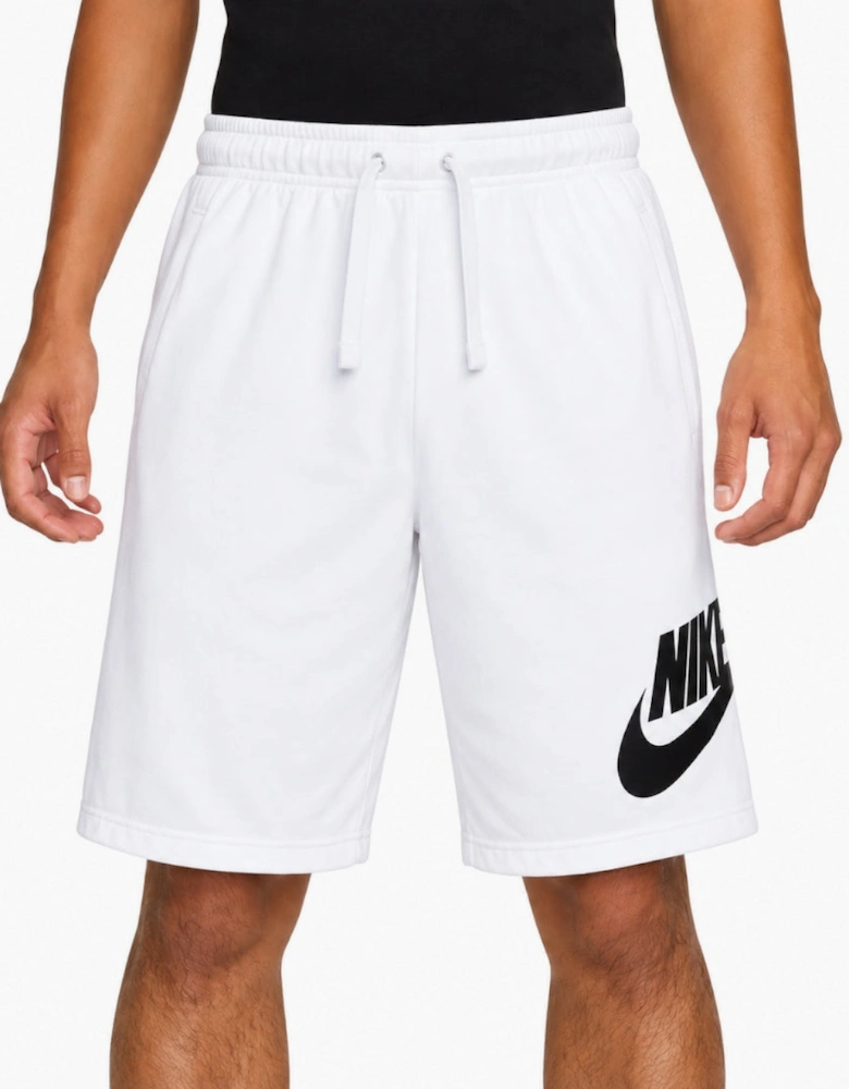 Nike Club Alumni Men's French Terry White Shorts