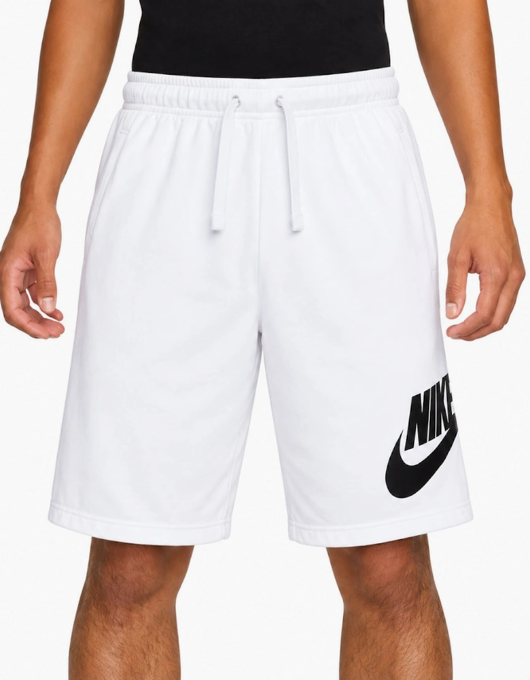Nike Club Alumni Men's French Terry White Shorts
