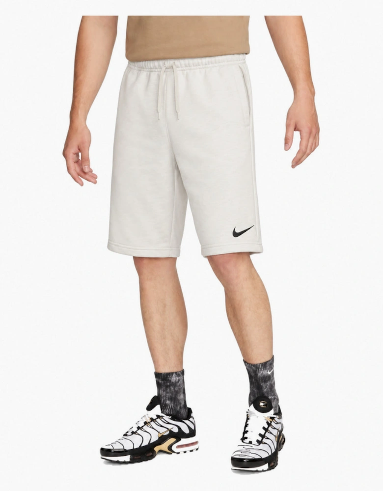 Nike Mens Repeat Fleece Light Bone Shorts