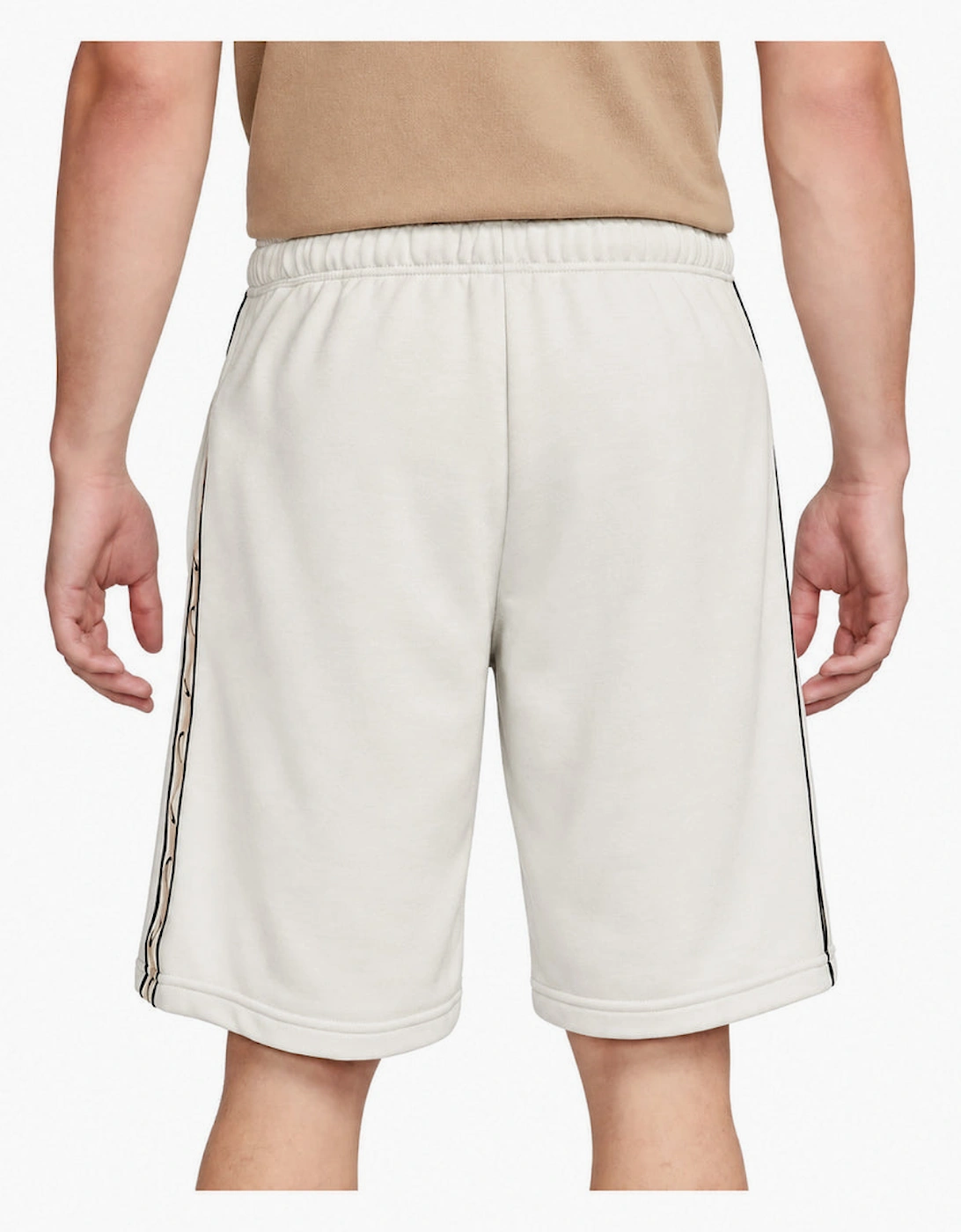 Nike Mens Repeat Fleece Light Bone Shorts