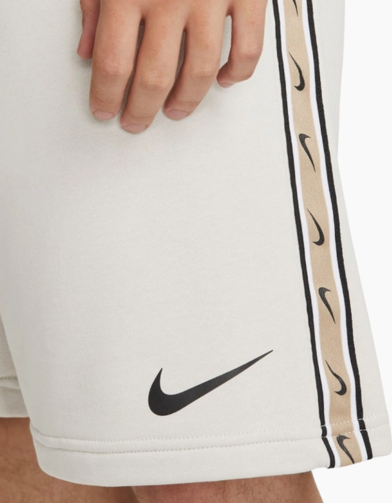 Nike Mens Repeat Fleece Light Bone Shorts
