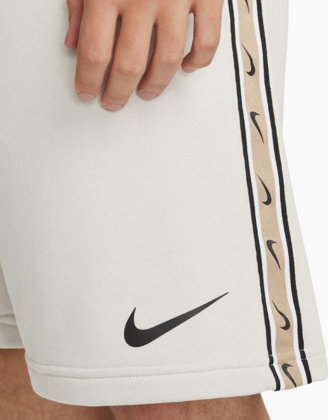 Nike Mens Repeat Fleece Light Bone Shorts