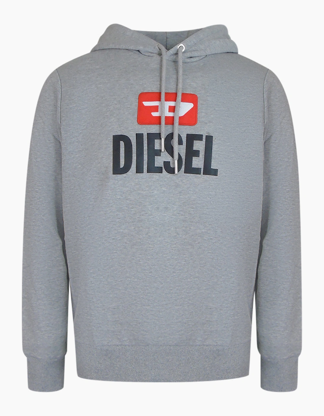 Diesel New D Logo Grey Hoodie