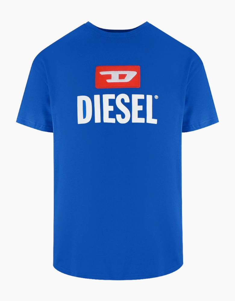 Diesel New D Logo Blue T-Shirt