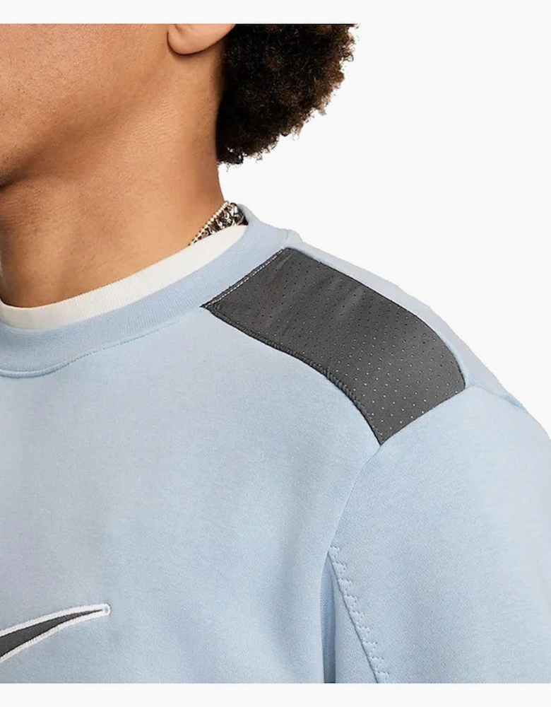 Nike Sportswear Fleece Light Blue Crewneck Jumper