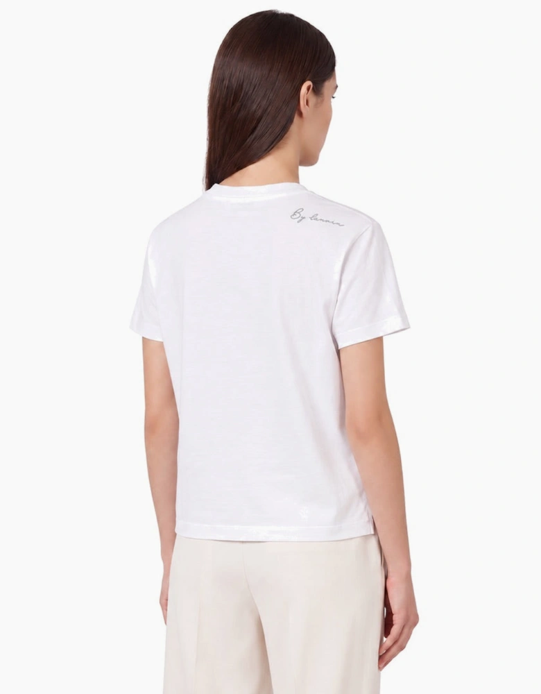 By Lanvin Shoulder Logo White T-Shirt