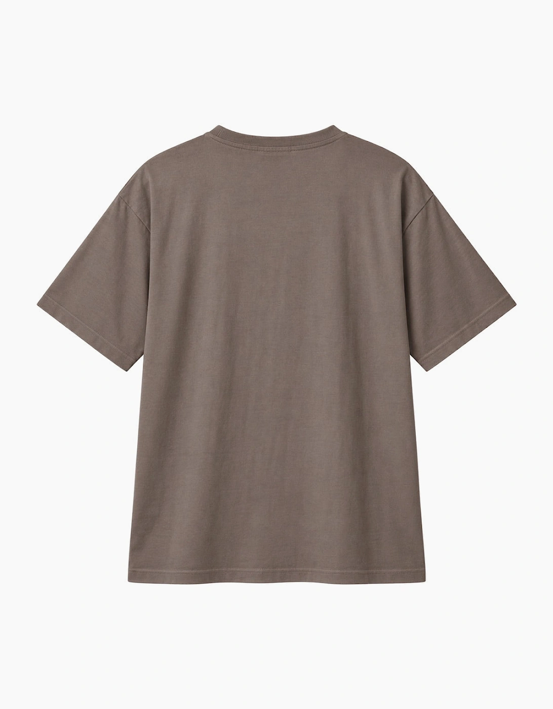 By Lanvin Embroidered Central Logo Brown T-Shirt