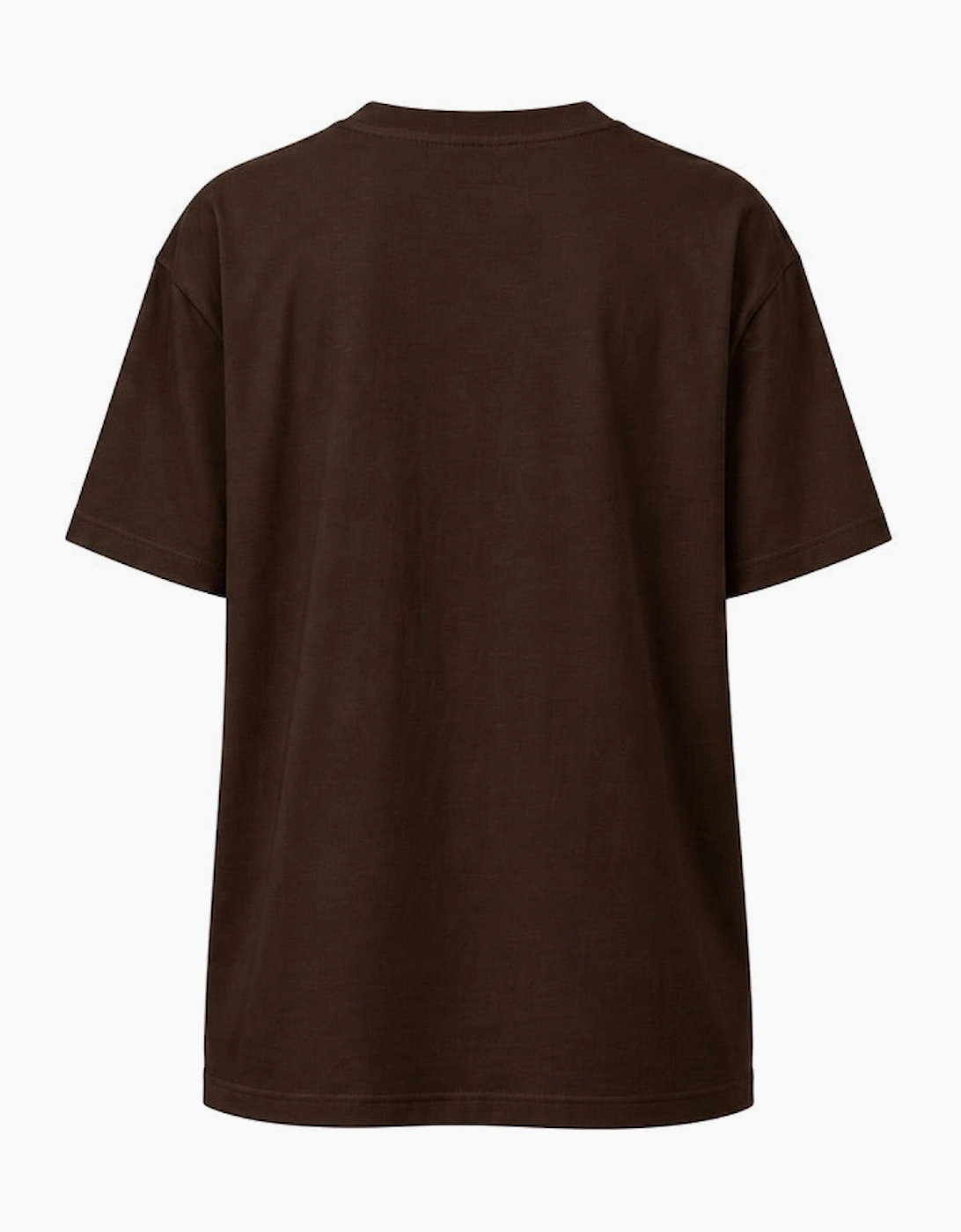 By Lanvin Printed Central Logo Dark Brown T-Shirt