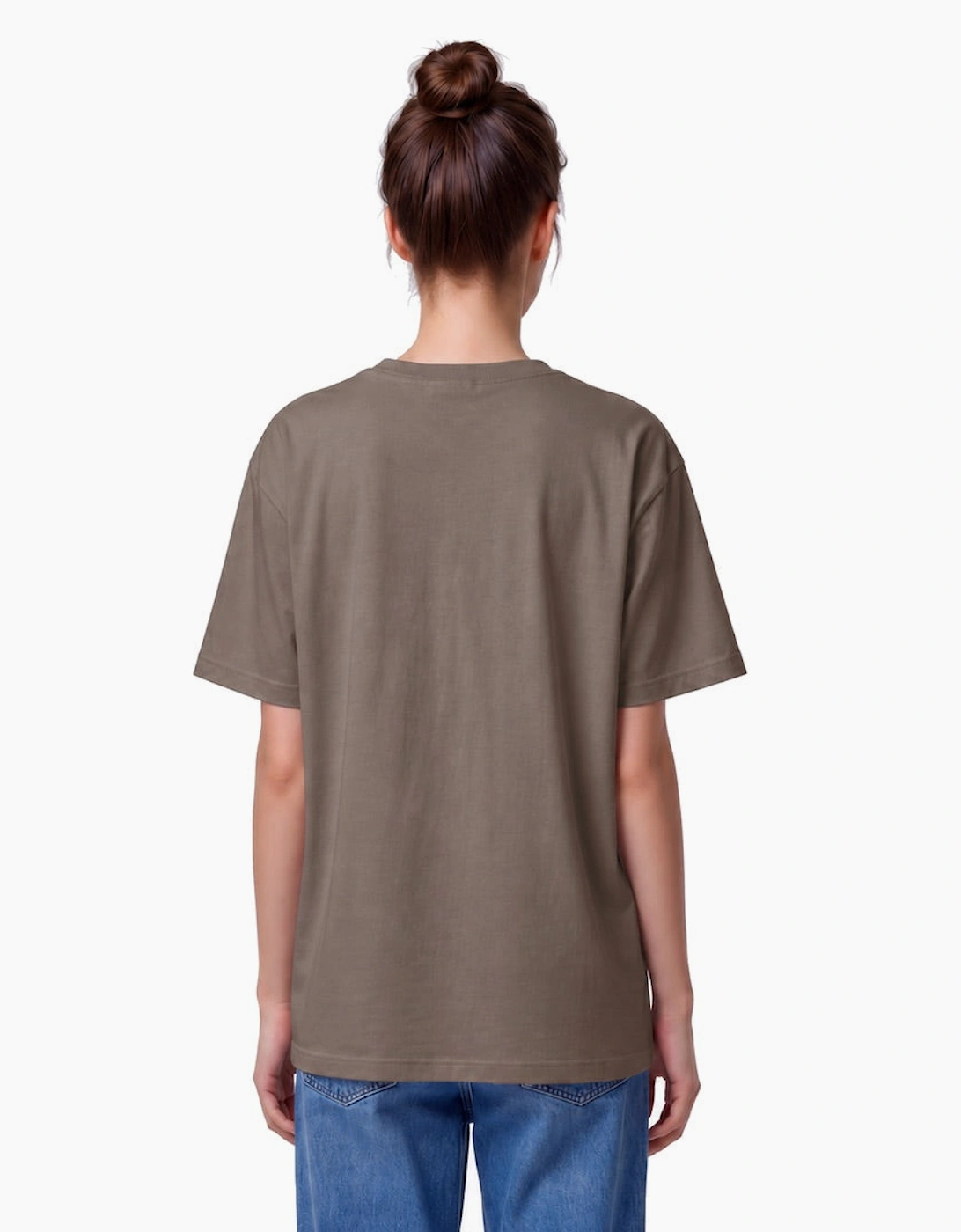 By Lanvin Embroidered Central Logo Brown T-Shirt
