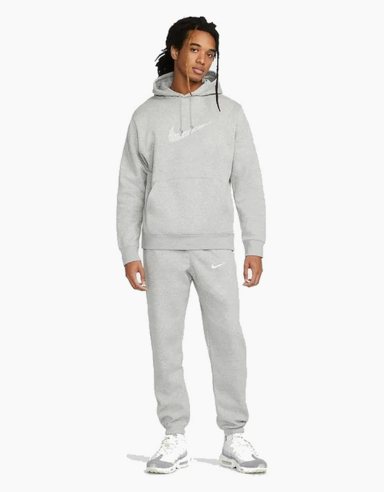 Nike Sportswear Big Swoosh Men's Pullover Grey Hoodie