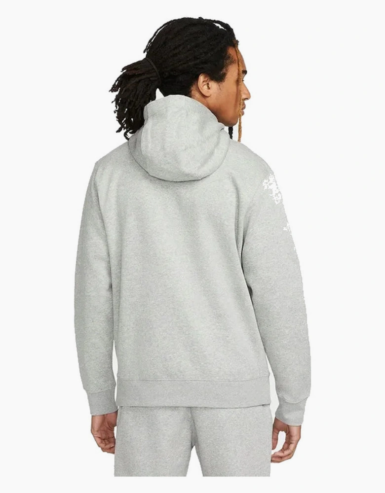 Nike Sportswear Big Swoosh Men's Pullover Grey Hoodie