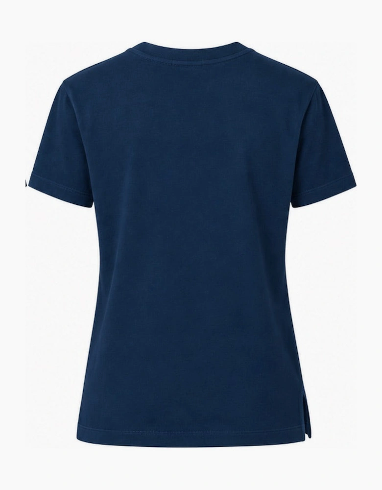 By Lanvin Small Signature Logo Blue T-Shirt