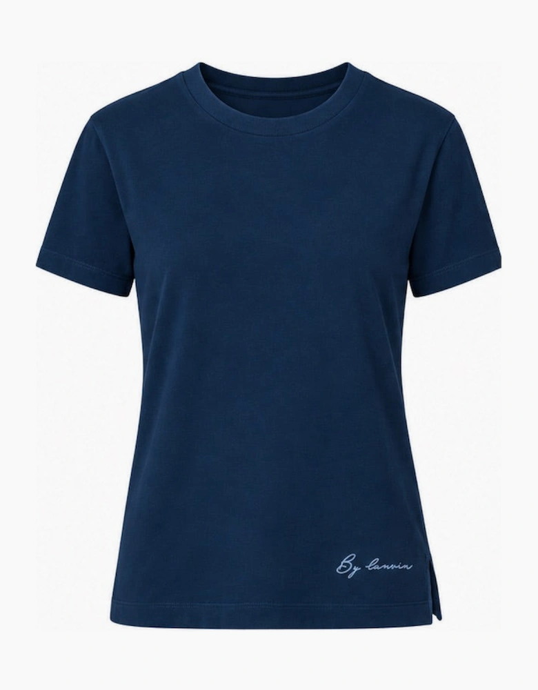 By Lanvin Small Signature Logo Blue T-Shirt