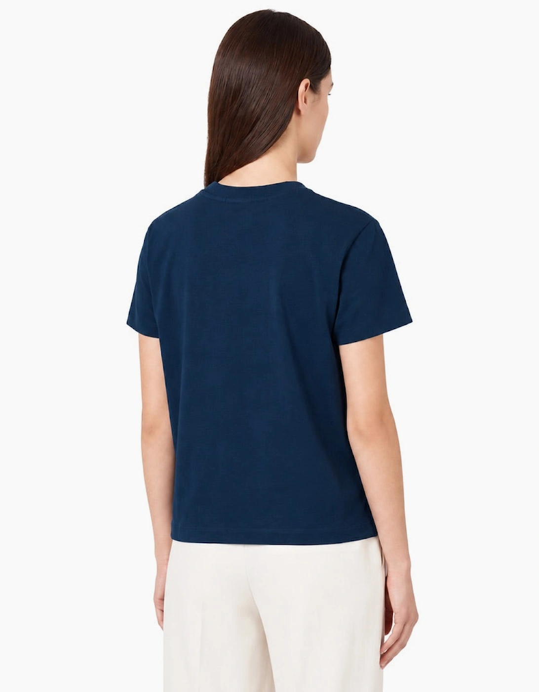 By Lanvin Small Signature Logo Blue T-Shirt