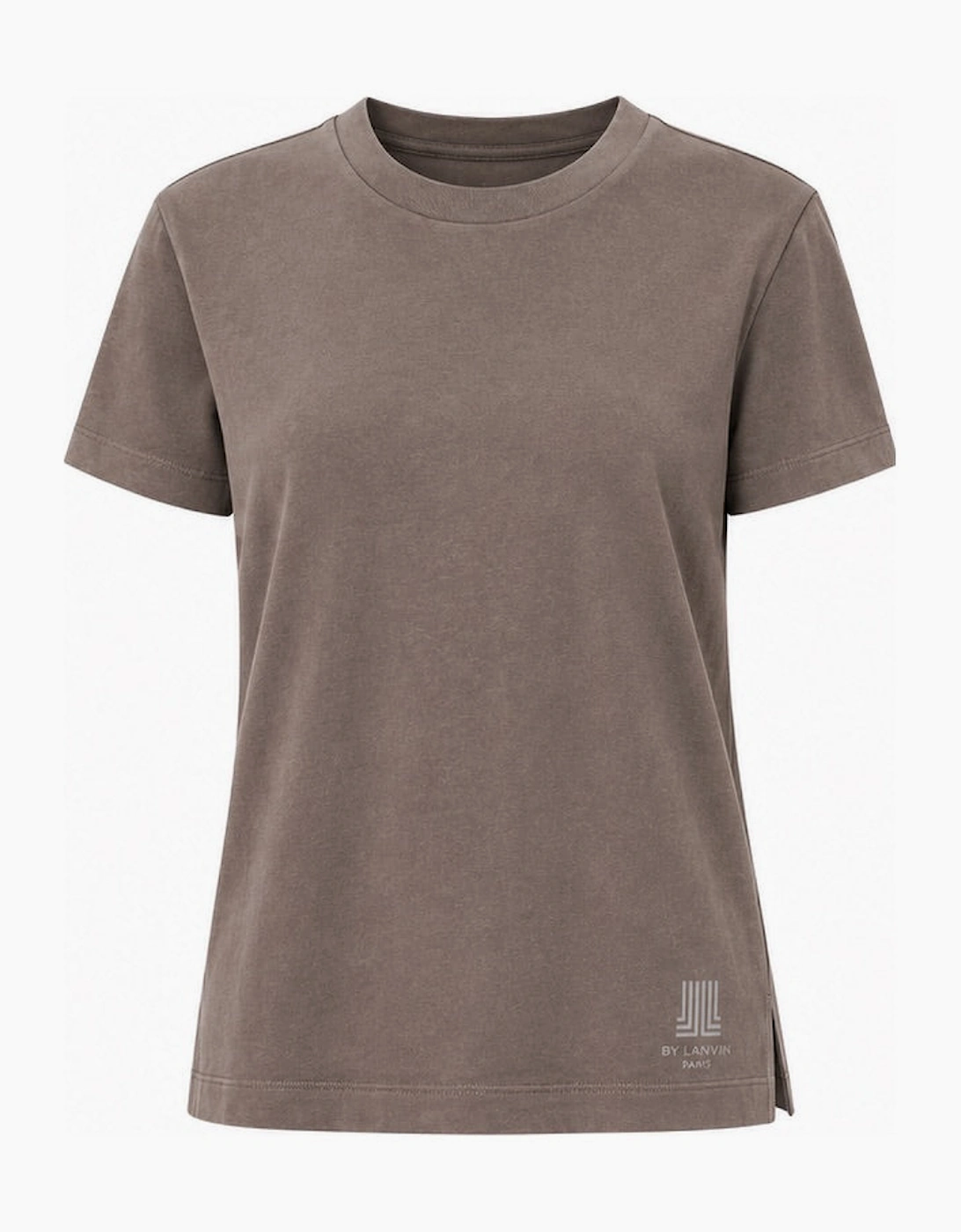 By Lanvin Shoulder Logo Brown T-Shirt