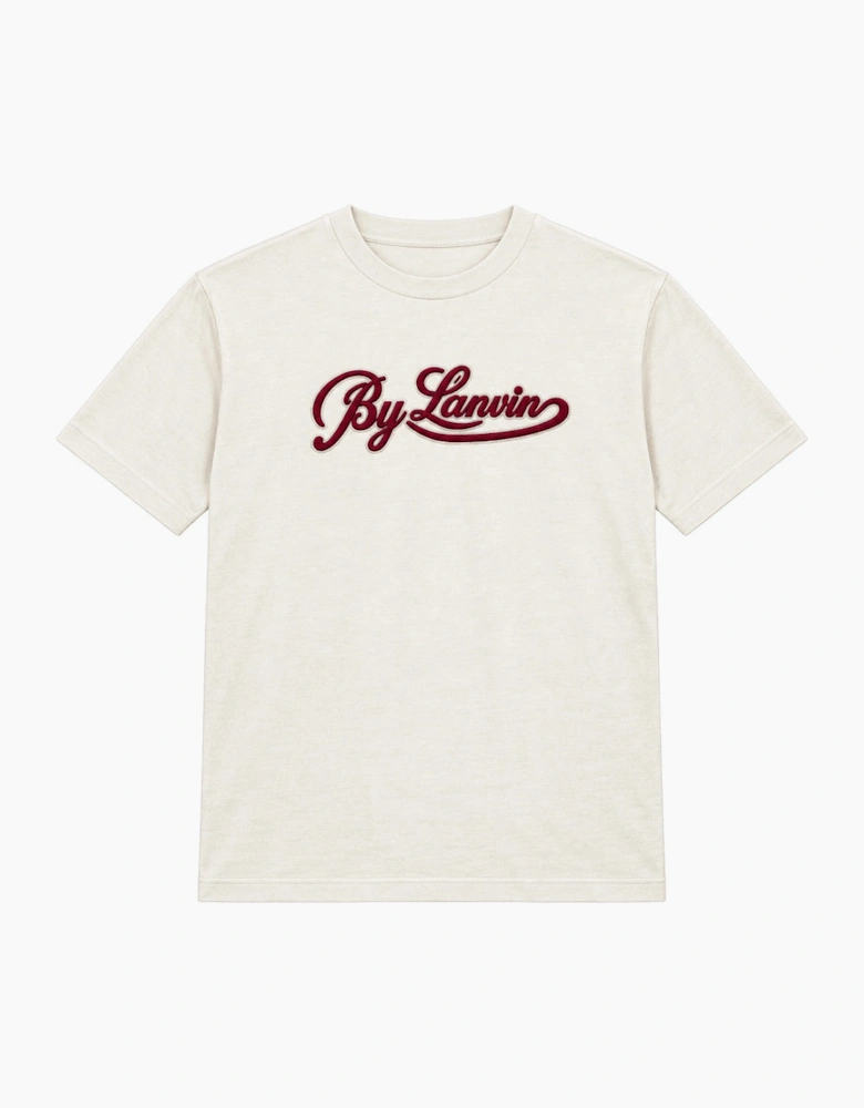 By Lanvin Script Logo White T-Shirt
