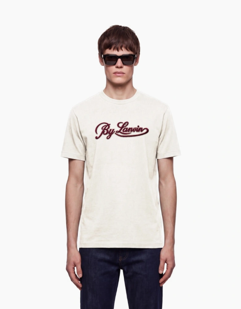 By Lanvin Script Logo White T-Shirt