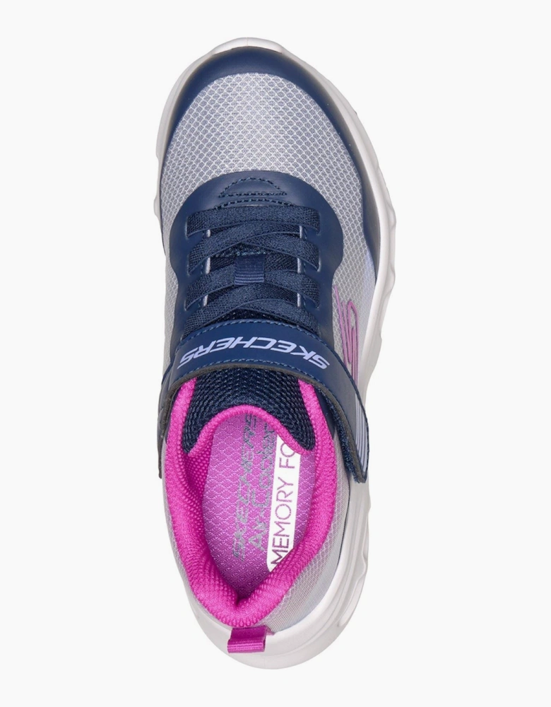 Skechers Glide-Step Drift Textile Girl's Navy/Multi Trainers