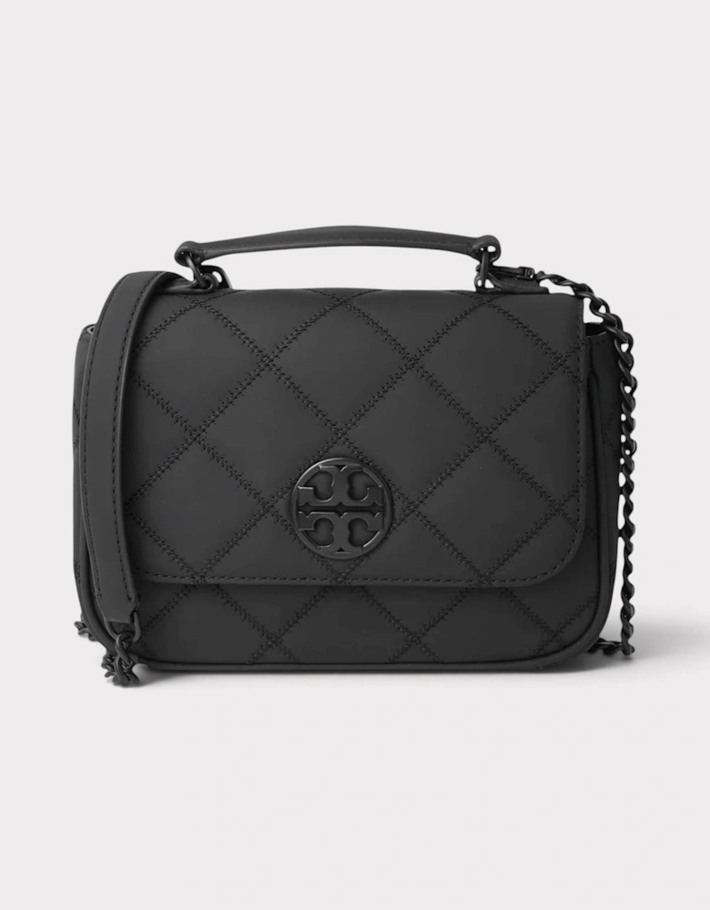 Willa Matte Mini Top Handle Bag Black