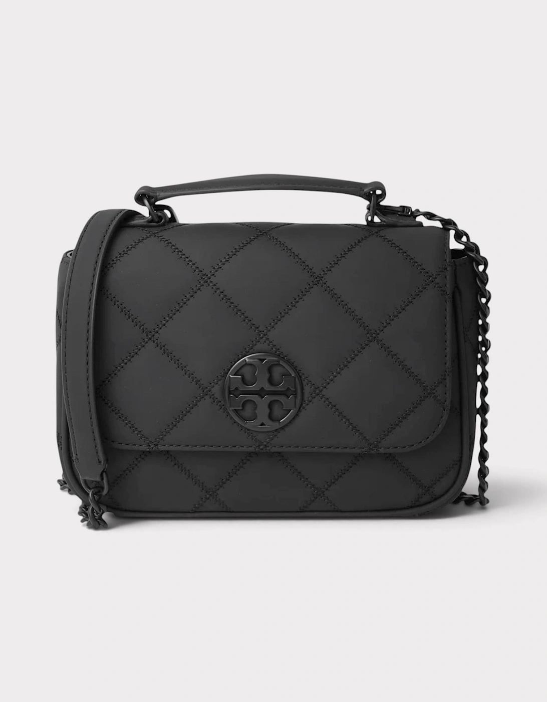 Willa Matte Mini Top Handle Bag Black