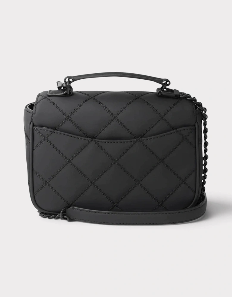 Willa Matte Mini Top Handle Bag Black