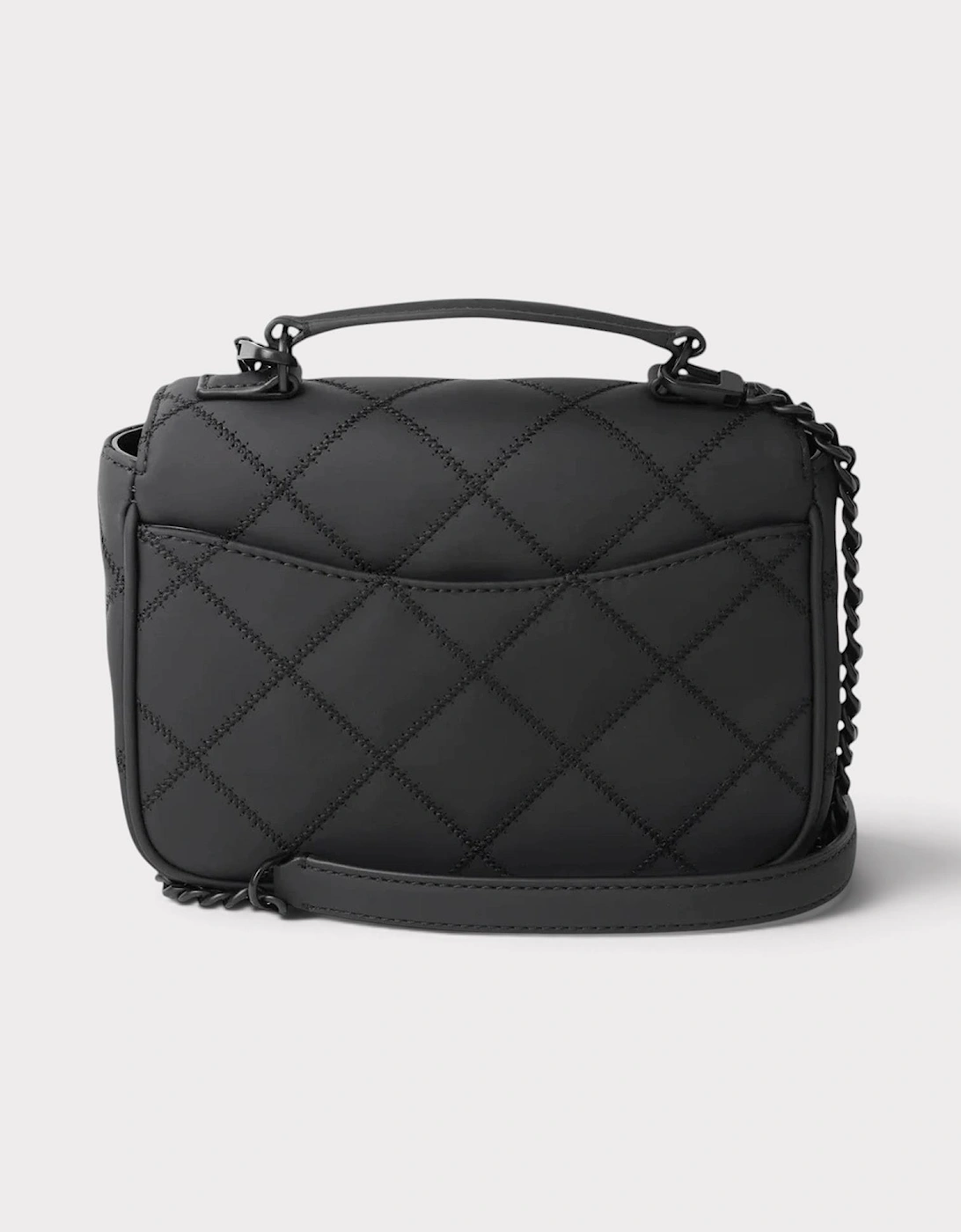 Willa Matte Mini Top Handle Bag Black