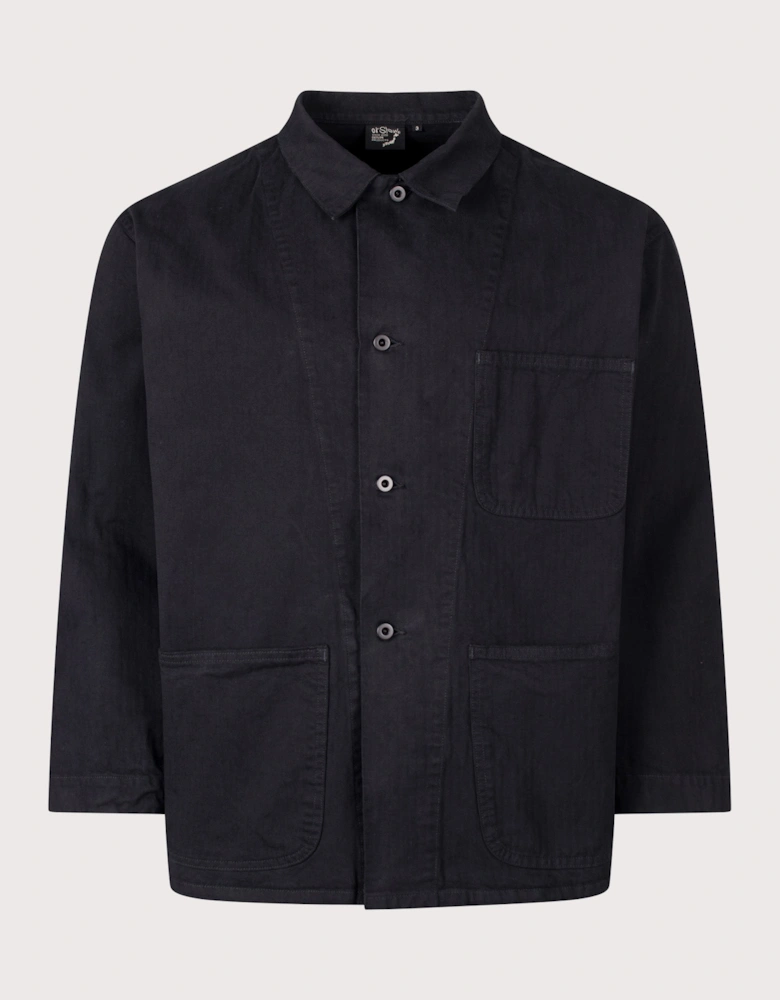 Relaxed Fit USMC Herringbone Coverall Overshirt