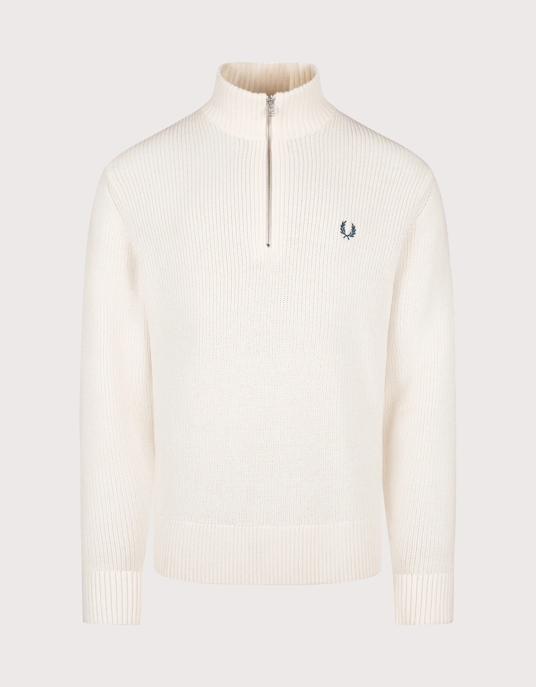 Regular Fit Fisherman Half Zip Jumper