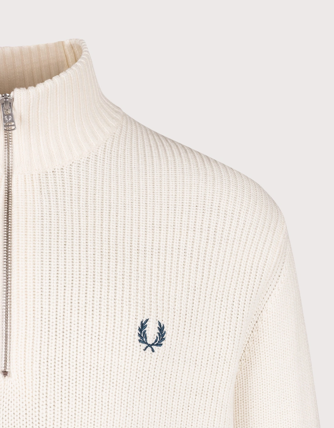 Regular Fit Fisherman Half Zip Jumper