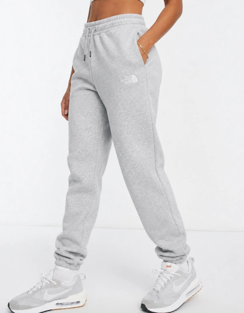 The North Face Womens Essential Oversized Joggers in Light Grey