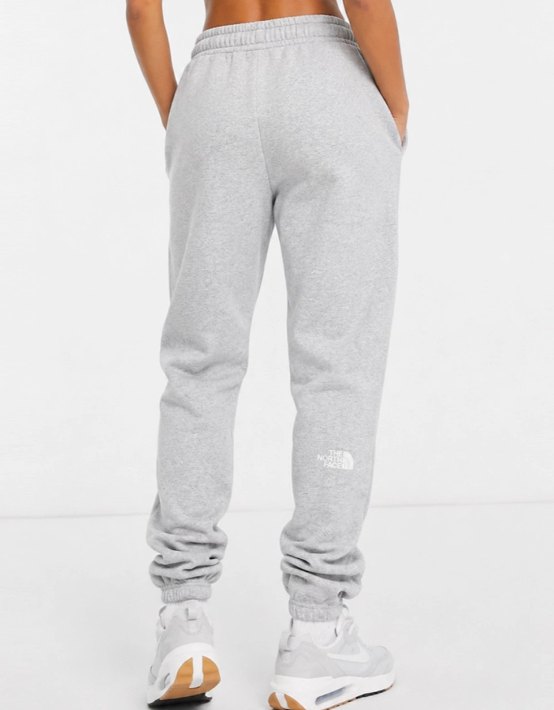 The North Face Womens Essential Oversized Joggers in Light Grey